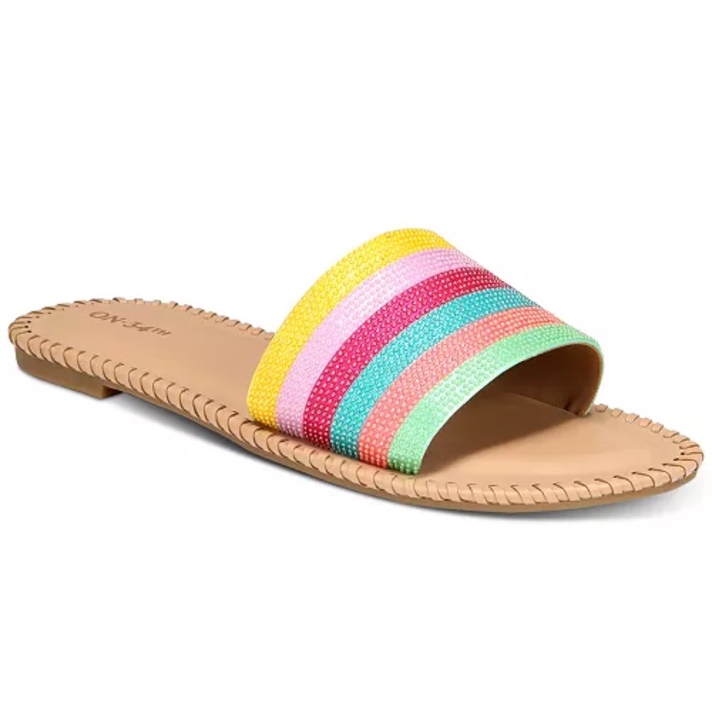 Women’s ON•34th Mavise Rhinestone Beaded Sandals